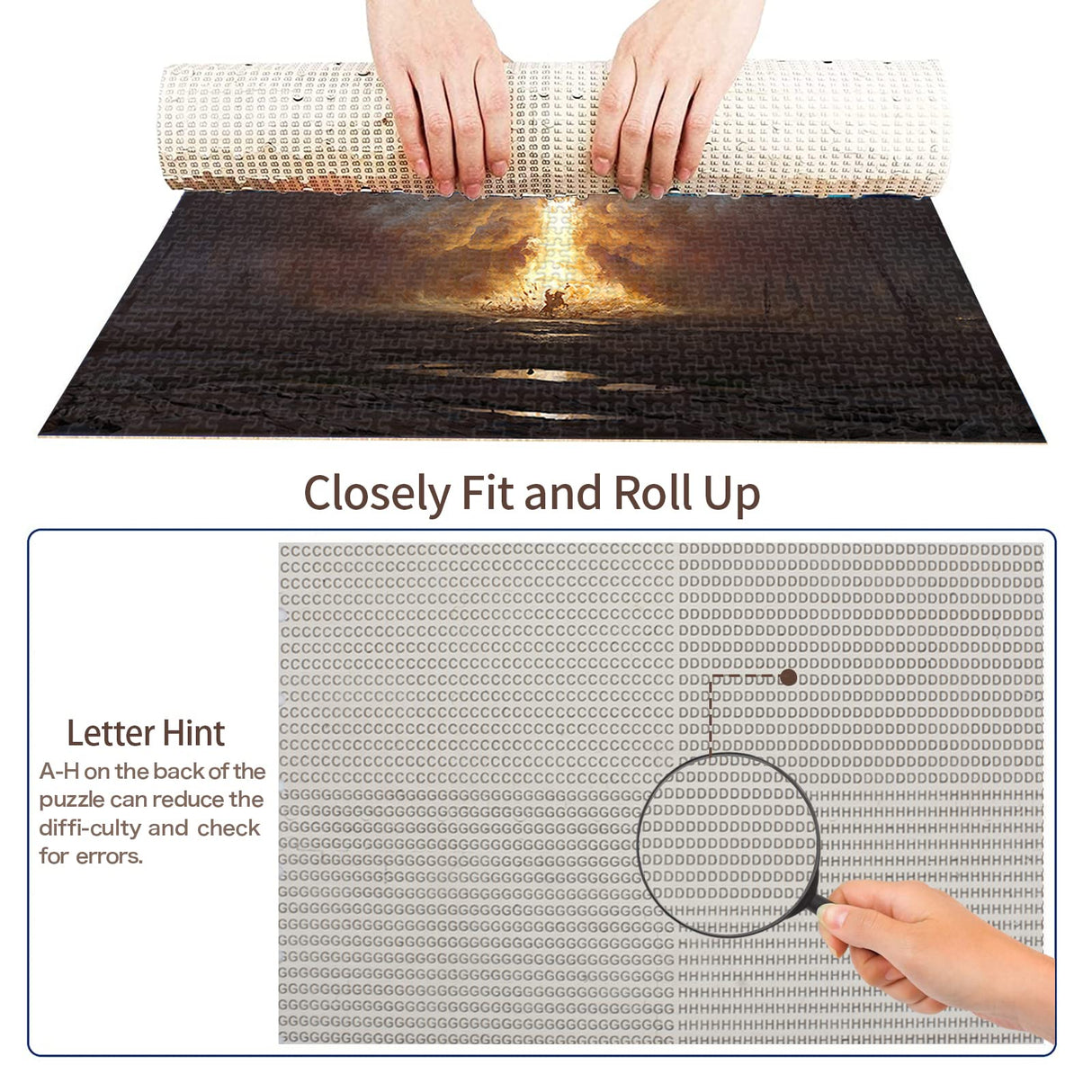 Jigsaw Puzzle 1500 Piece Dark Cloud Spitfire Dragon Adult Puzzle Kids Puzzle Wooden Puzzle Toy DIY Kit Home Decor 87x57cm WACYDSD