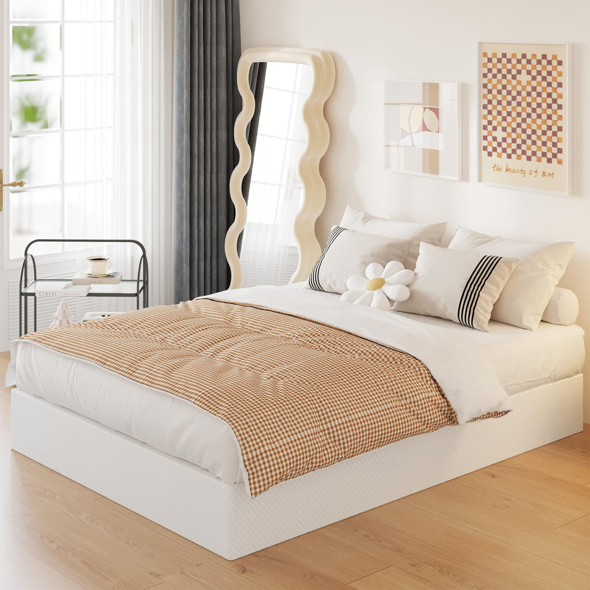 Yicensen 10 Inch High Profile Full Size Box Spring Heavy Duty Metal Box Spring Full Size with Fabric Cover, Sturdy Mattress Foundation, Easy Assembly, Noise Free, Black Yicensen