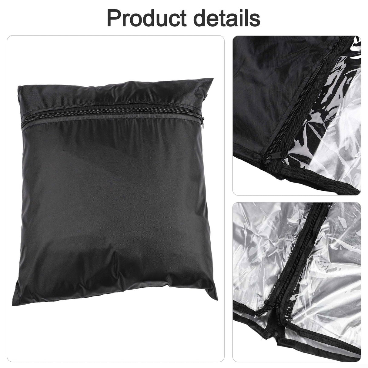 Heavy Duty 210D Oxford Wire Shelf Cover With Panel, Waterproof Dustproof Storage Rack Protector With Dual T-Shaped Zippers And Fixed Straps For Garage Basement Warehouse Kitchen(36x19X62inch) Generic