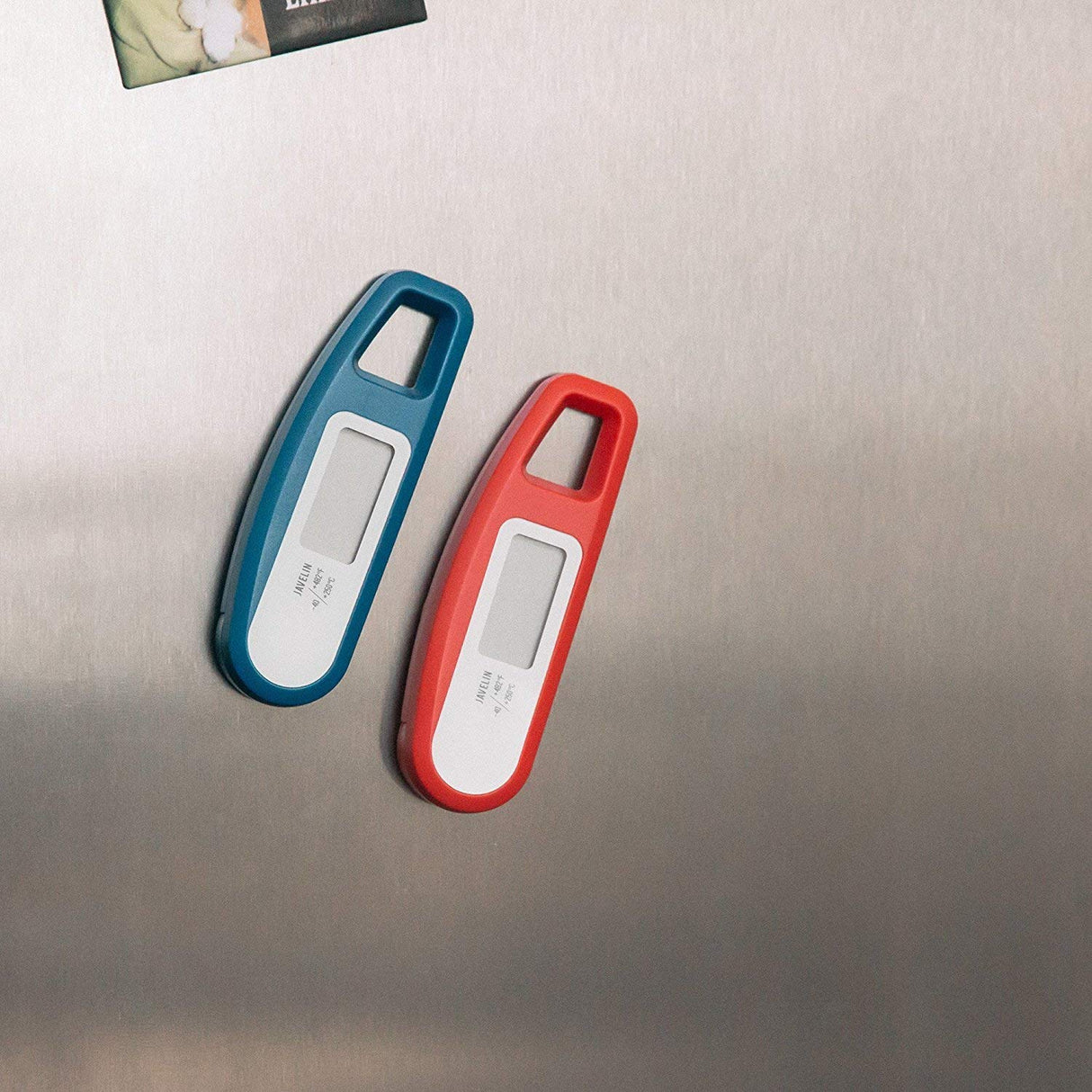 Lavatools Javelinยฎ Ultra-Fast 3-Second Digital Instant Read Meat Thermometer for Grill and Cooking, 2.75" Probe, Compact Foldable Design, Large Display, IP65 Water Resistant, NSF Certified โ Milk Lavatools