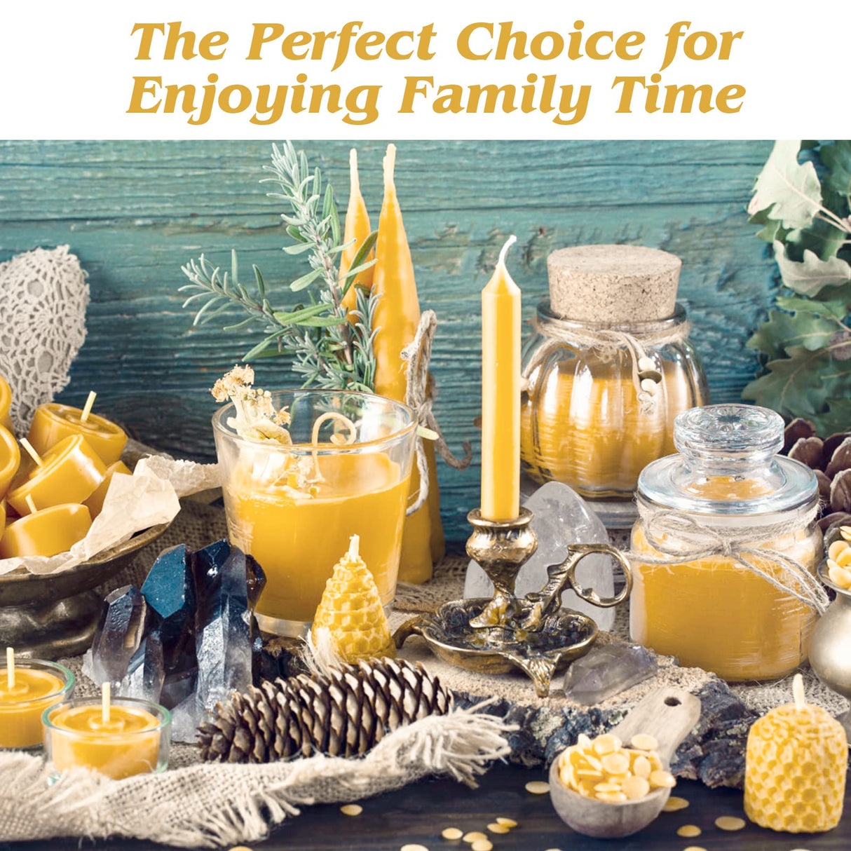 Beeswax Pellets 5LB Cosmetic Beeswax Triple Filtered Beeswax Pastilles for Candle Making Great for DIY Projects Creams Lotions Lip Balm and Soap Making Supplies(5LB) DenCert