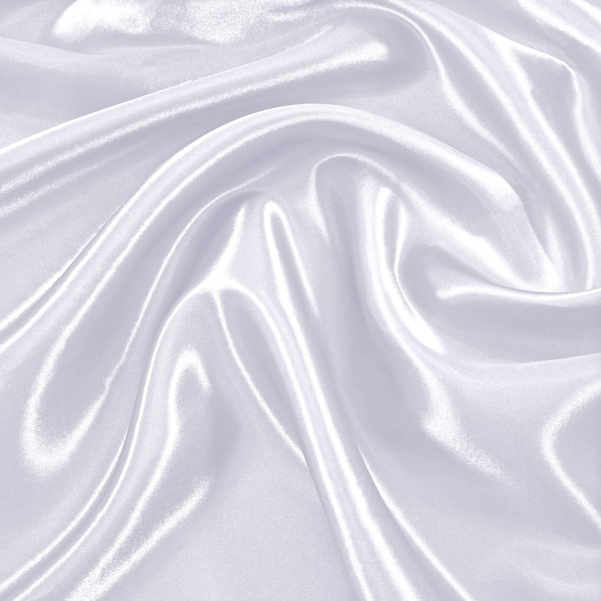 VACVELT 12 Pack White Satin Napkins 12x12 Inch Wedding Napkins, Scalloped Elegant Dinner Napkins Square Table Napkins Decor, Silky Satin Cloth Napkins for Restaurant Banquet Graduation Party VACVELT