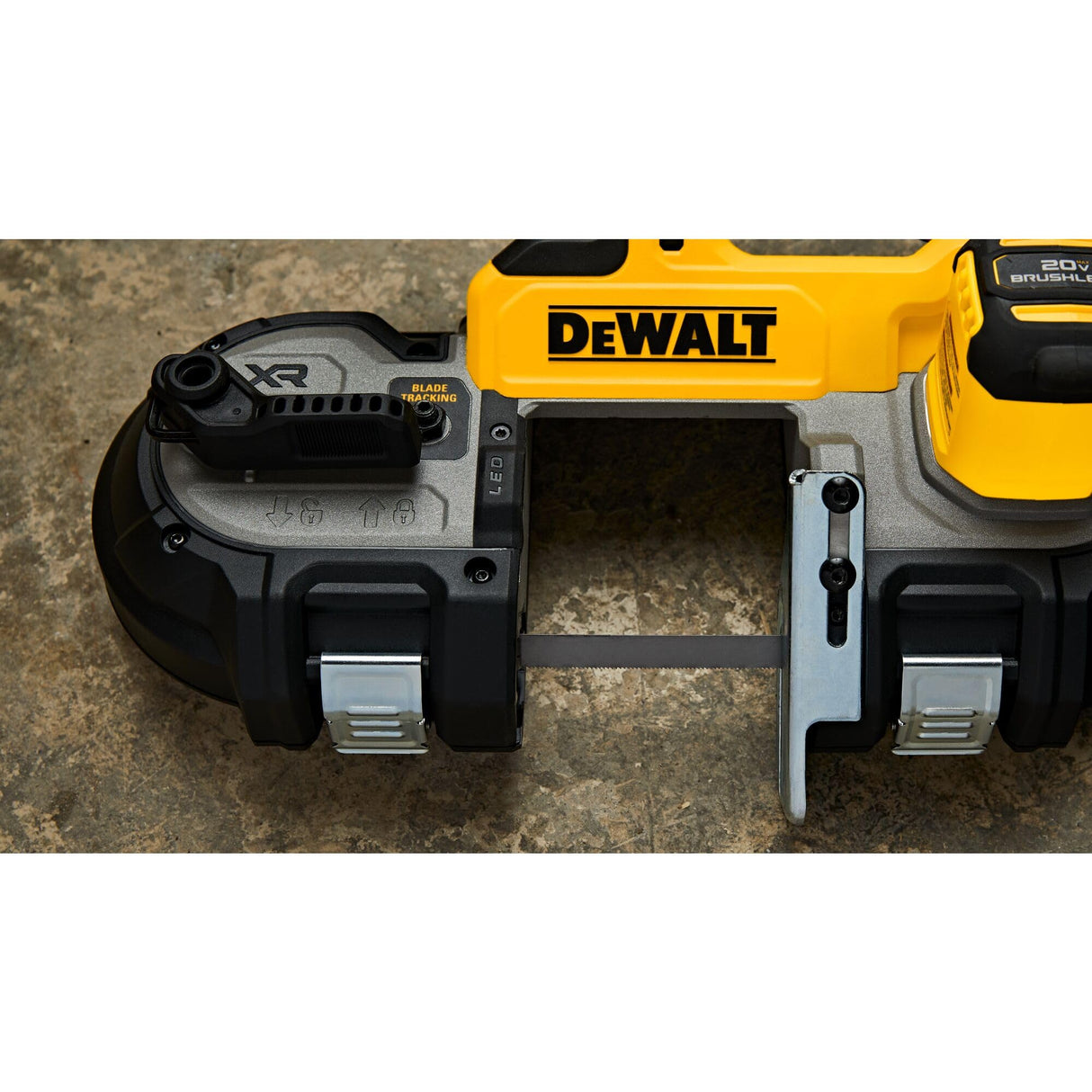 DEWALT 20V MAX XR Dual Trigger Bandsaw, Brushless Motor, Portable and Cordless, 3-3/8 Inch Cut Capacity, Bare Tool Only (DCS379B) DEWALT