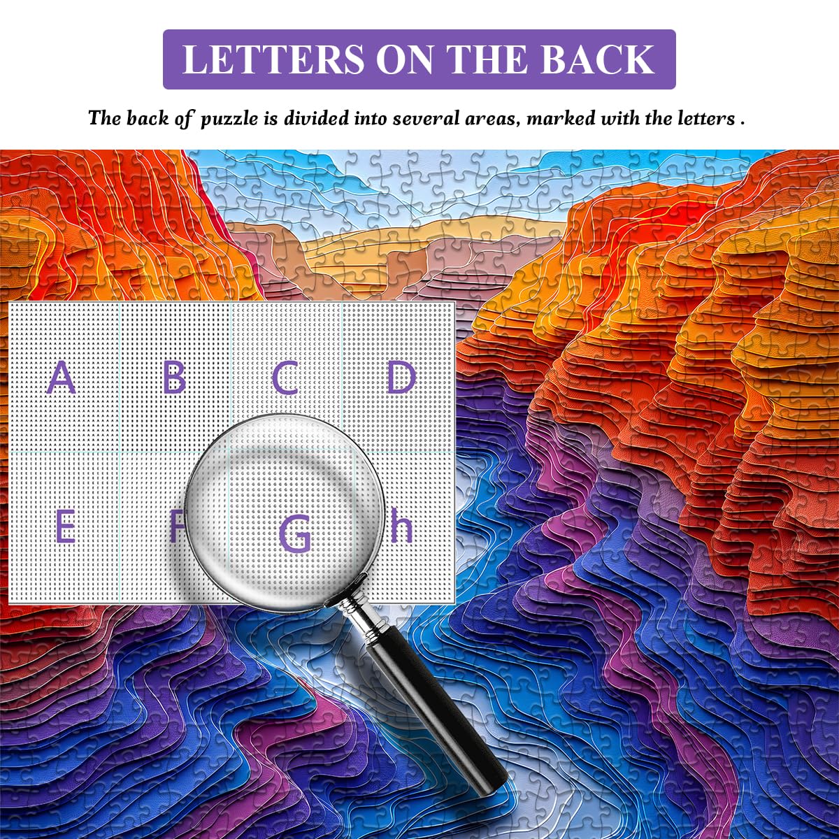 Impossible Landscape Puzzles for Adults 1000 Pieces, Unique Canyon Puzzles Paper Cut Art Puzzle, Difficult Nature Jigsaw Puzzles, Hard Challenging Puzzles Scenery PICKFORU