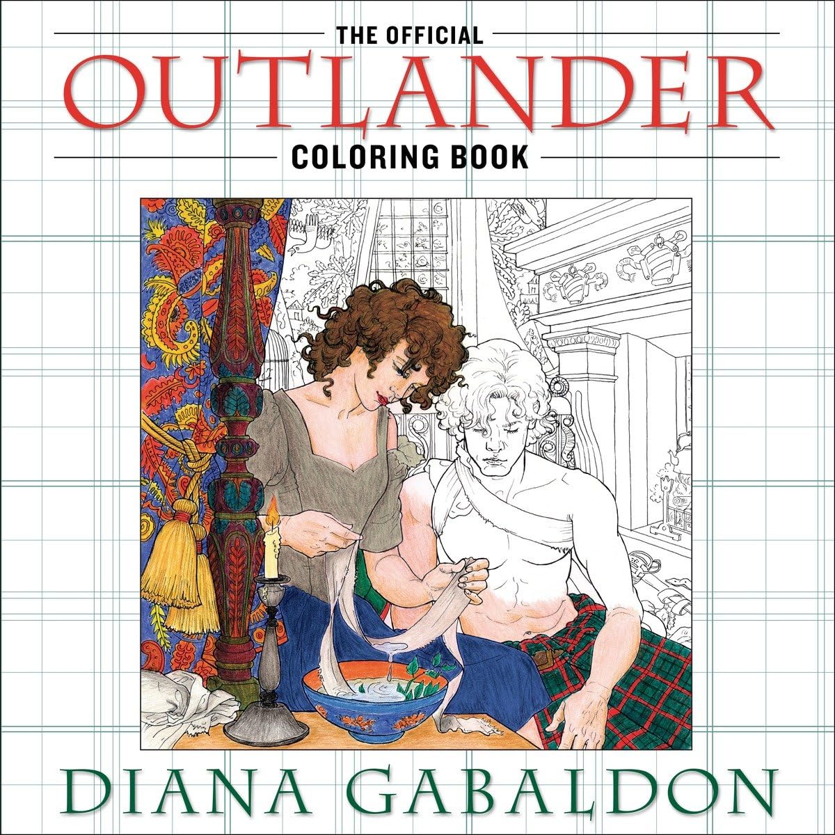 The Official Outlander Coloring Book: An Adult Coloring Book Bantam