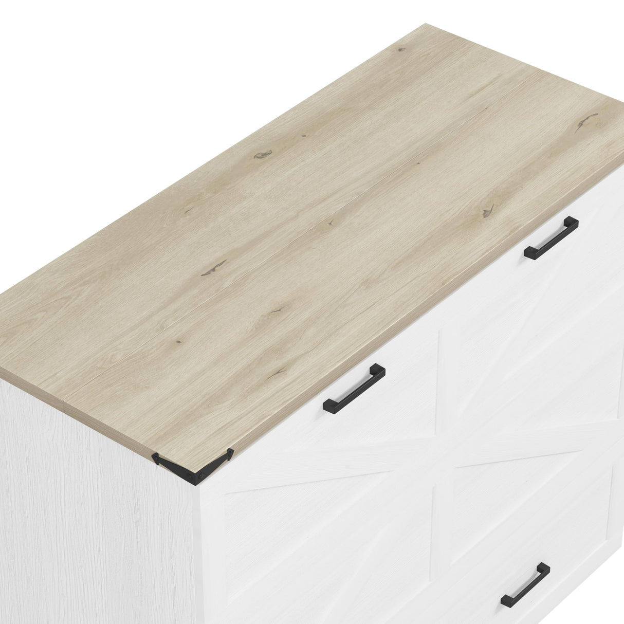 Ball & Cast Murphy Bed Full Size with Charging Station,Farmhouse Murphy Cabinet with Large Storage Drawer,Hideaway Bed Foldable Platform Bed for Guest Room, Apartment, White Ball & Cast