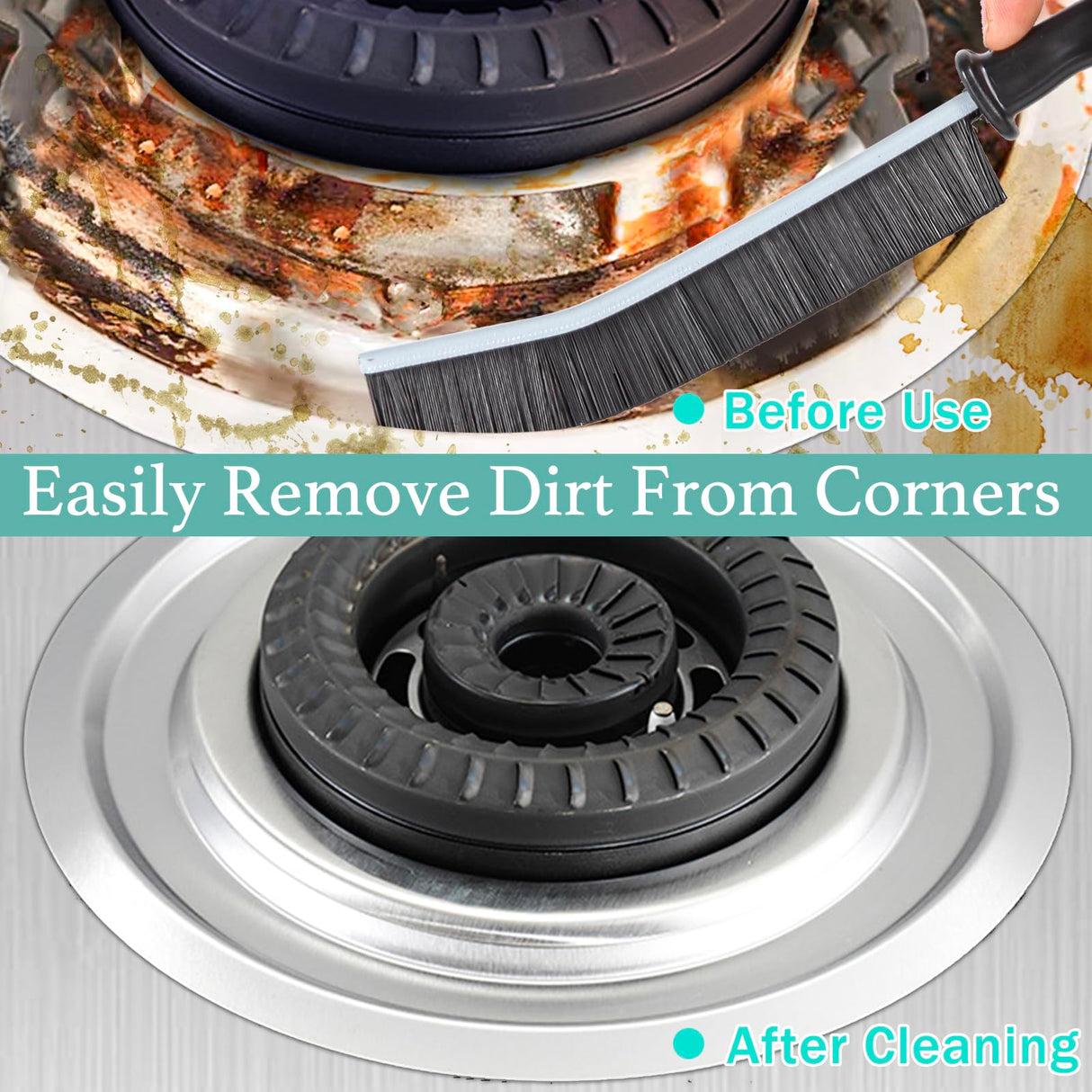 Crevice Cleaning Brush,Hard-Bristled Crevice Cleaning Brush,2024 New Multifunctional Gap Cleaning Brush Tool,Dead Corners Brushes for Bathroom Kitchen Tiles Window Door Slots,3pcs BANSTLE