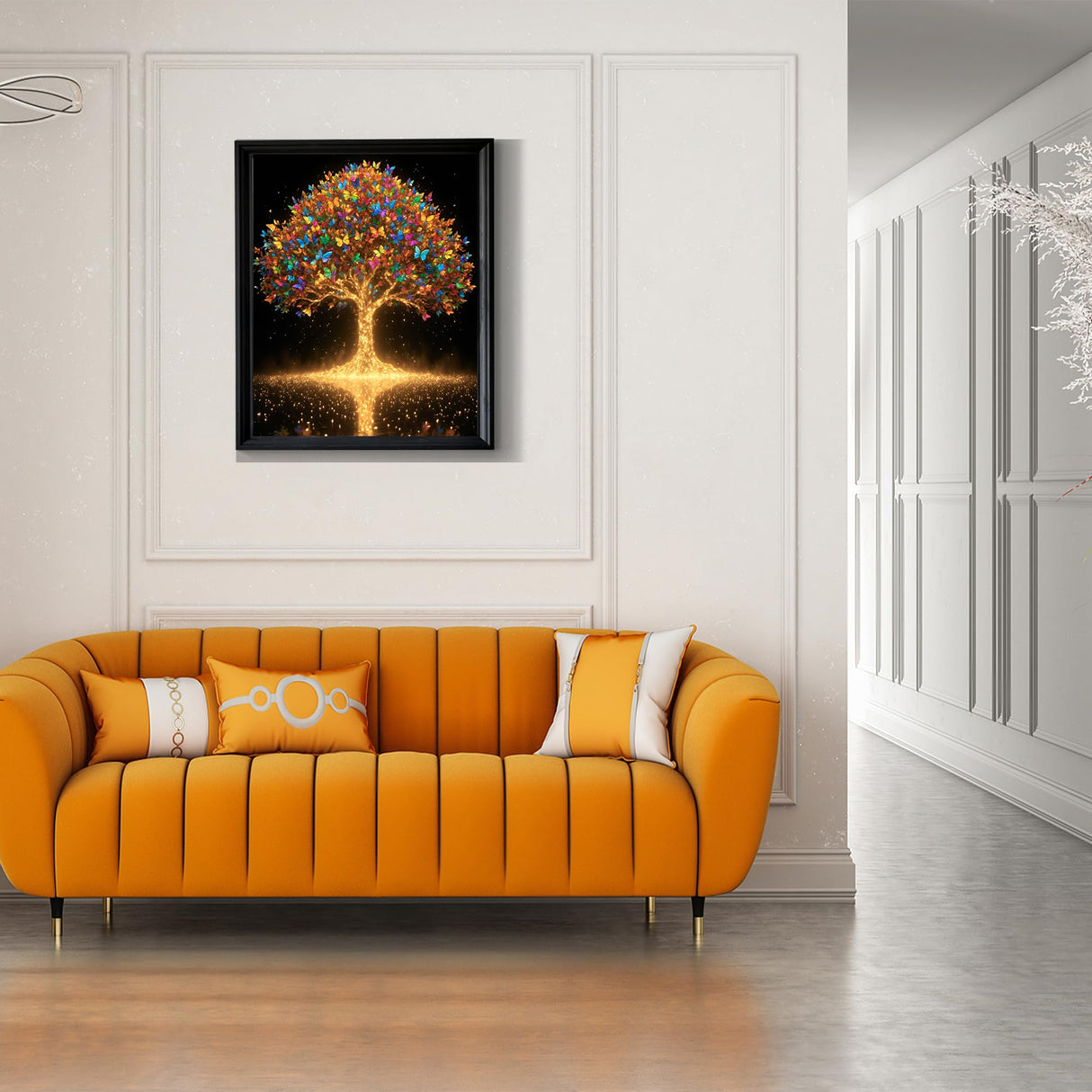 Yeadiffy Diamond Art Painting Kits for Adults Diamond Art Kits for Adults Beginners,5D Translucent Gems Diamond Painting,DIY Full Drill Diamond Gem Art and Crafts 12x16inch (Tree) Yeadiffy