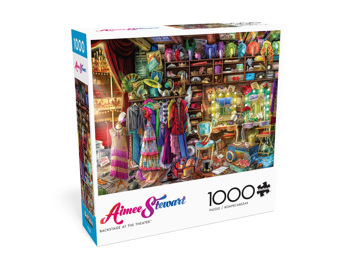 Buffalo Games - Aimee Stewart - Backstage at The Theater - 1000 Piece Jigsaw Puzzle Buffalo Games
