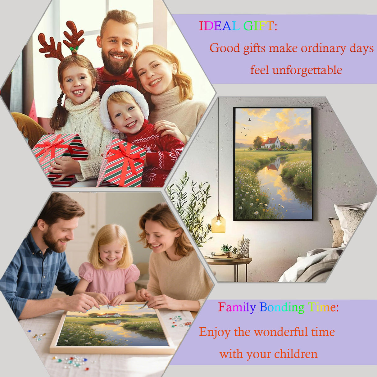 Landscape Diamond Painting Kits for Adults, Sunset Scenery Diamond Art Kits for Beginners, 5D DIY Full Round Drill Farm Diamond Painting Gem Art for Adults, Home Wall Decor 12 x 16 Inch Generic