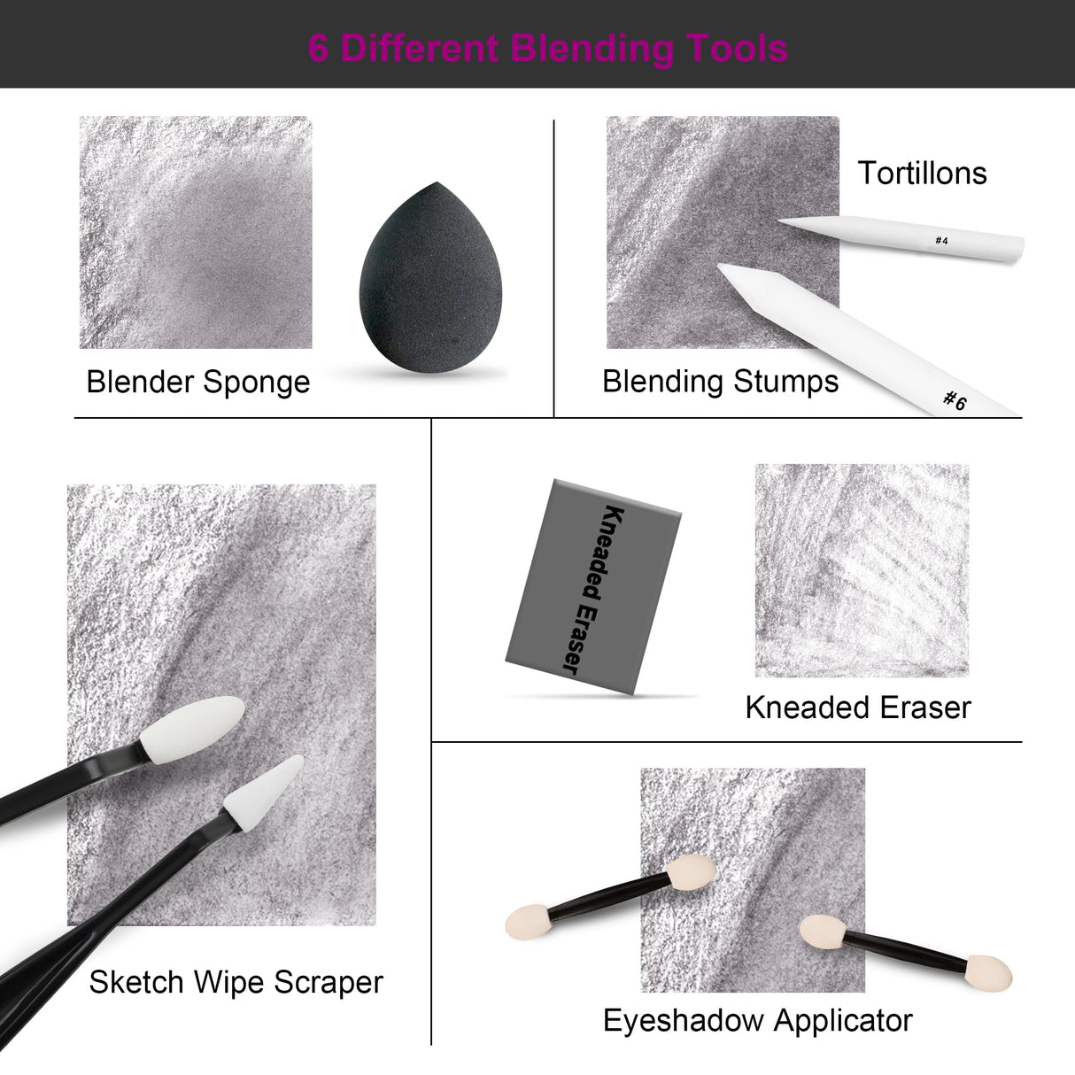 HIFORNY 100 PCS Drawing Set Sketching Kit,Sketch Pencils Art Supplies with Graphite,Charcoal,Blending Tools & Accessories,Portable Zippered Travel Case for Artists & Beginners HIFORNY