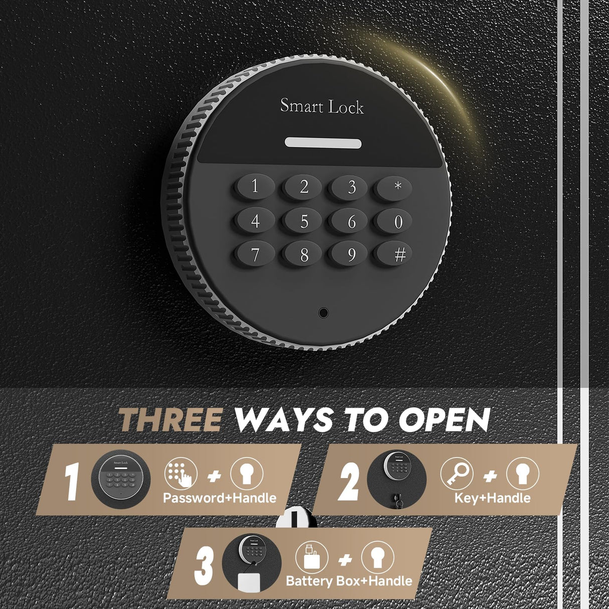 2-3 Gun Safe,Rifle Safe, Gun Safe for Rifles and Pistols, Quick Access Long Gun Safes for Rifles, Electronic Locking Gun Cabinet with Pistols Pockets ,Adjustable Gun Rack for Home, Office,Warehouse SAPITAL