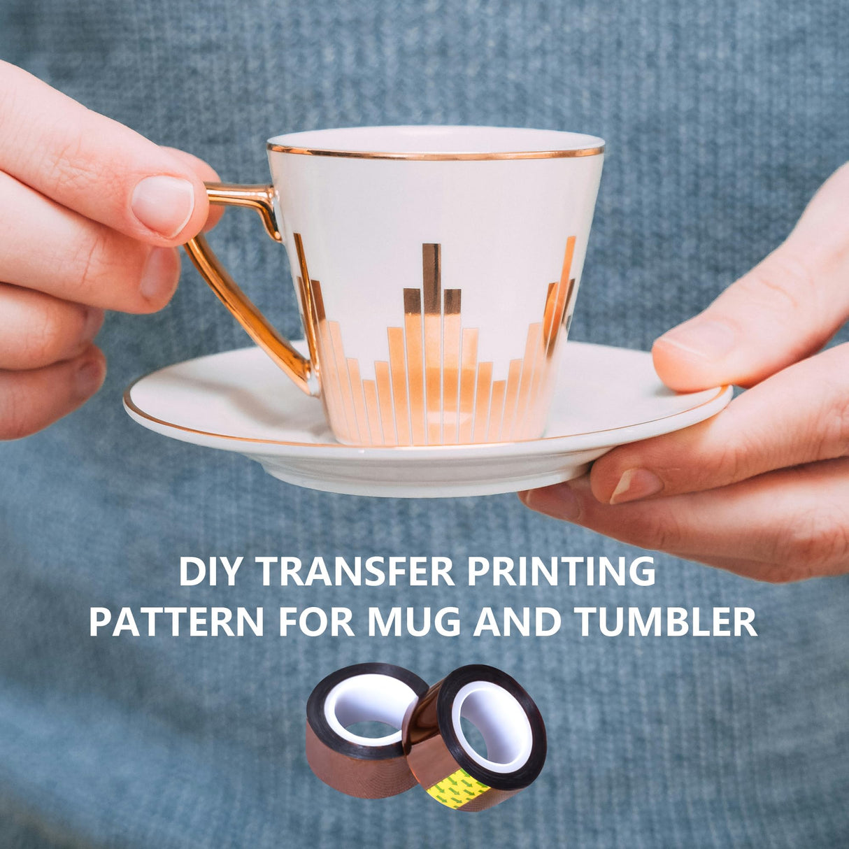 TSSART K15 Heat Tape - Professional Heat Press Tape for Vinyl Sublimation Heat Sublimation Heat Transfer, Oxidation and High Temperature Resistance Residue Free - 4Pack, 0.8 inch x 54FT TSSART