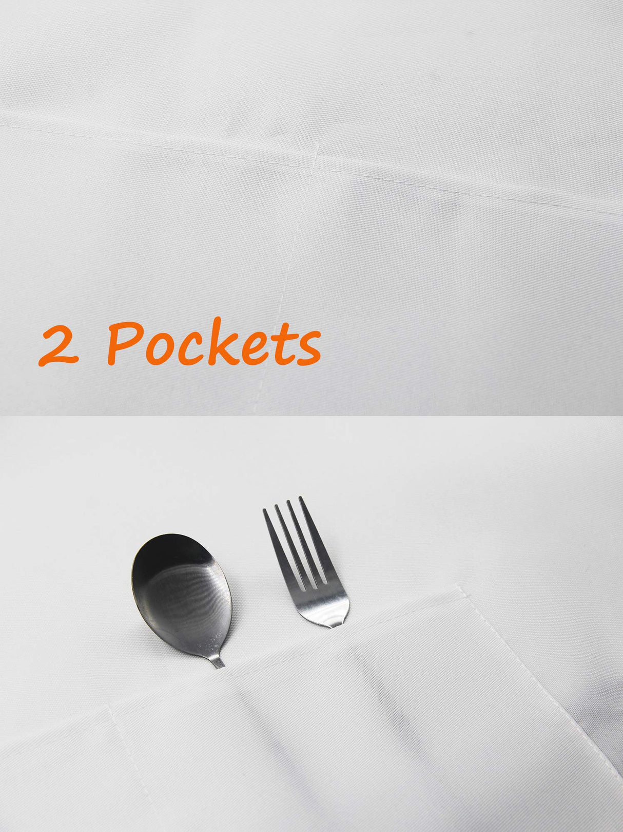 Hi loyaya White Aprons Bulk with Pockets for Women Girls Adults Chef, Set of 10 Kitchen Bib Apron for Cooking Baking Restaurant Painting DIY (10, White) Hi loyaya