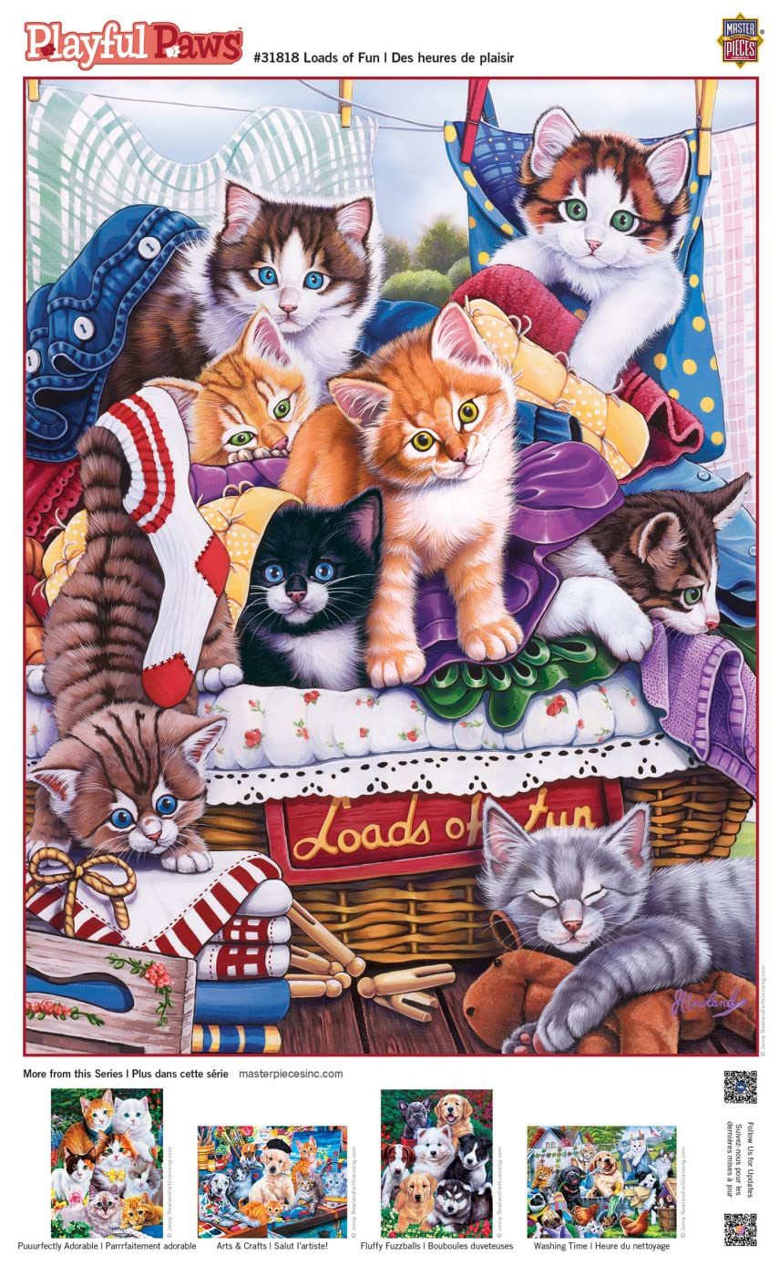 MasterPieces 300 Piece EZ Grip Jigsaw Puzzle - Loads of Fun - 18"x24" Masterpieces