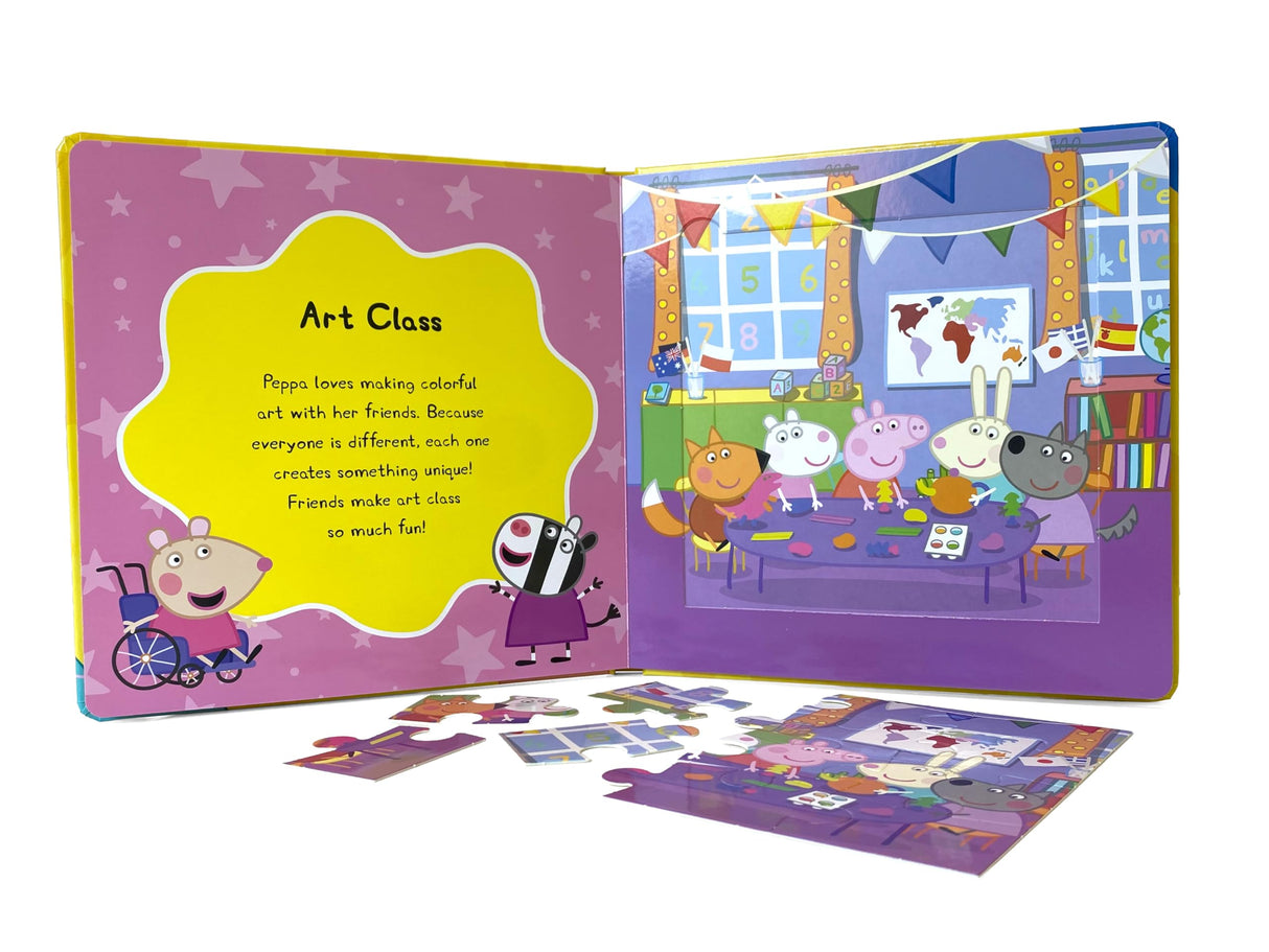 Peppa Pig My First Puzzle Book - Jigsaw Puzzles for kids, 10-page board book, 5 puzzles to enjoy Phidal