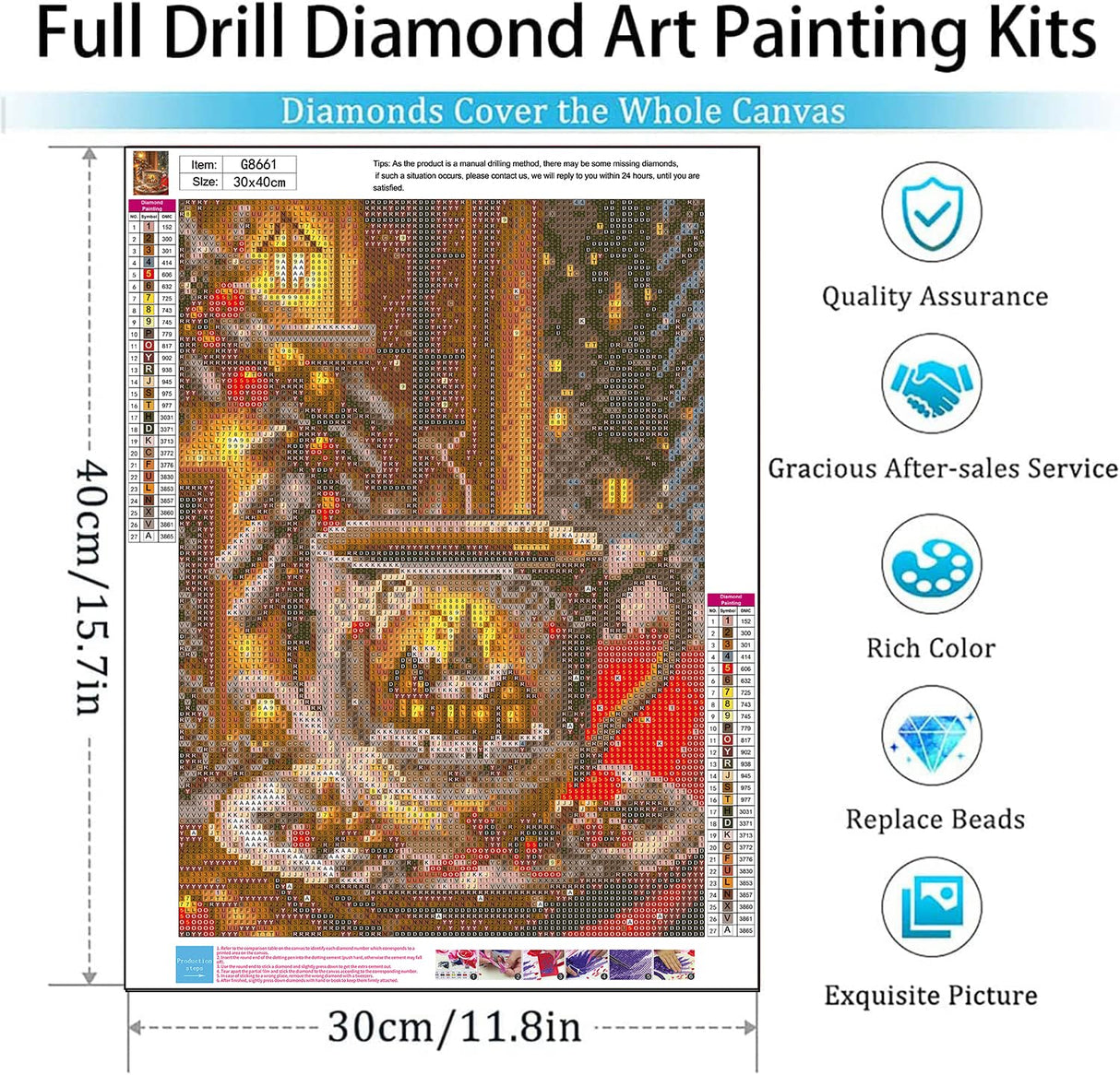 Christmas Coffee 5D Diamond Painting Kits for Adults,Mug Diamond Art Kits for Adults Beginner,DIY Full Round Drill Diamonds Dots Gem Art Kit for Adult,Home Wall Decor 12 x 16Inch Clendo