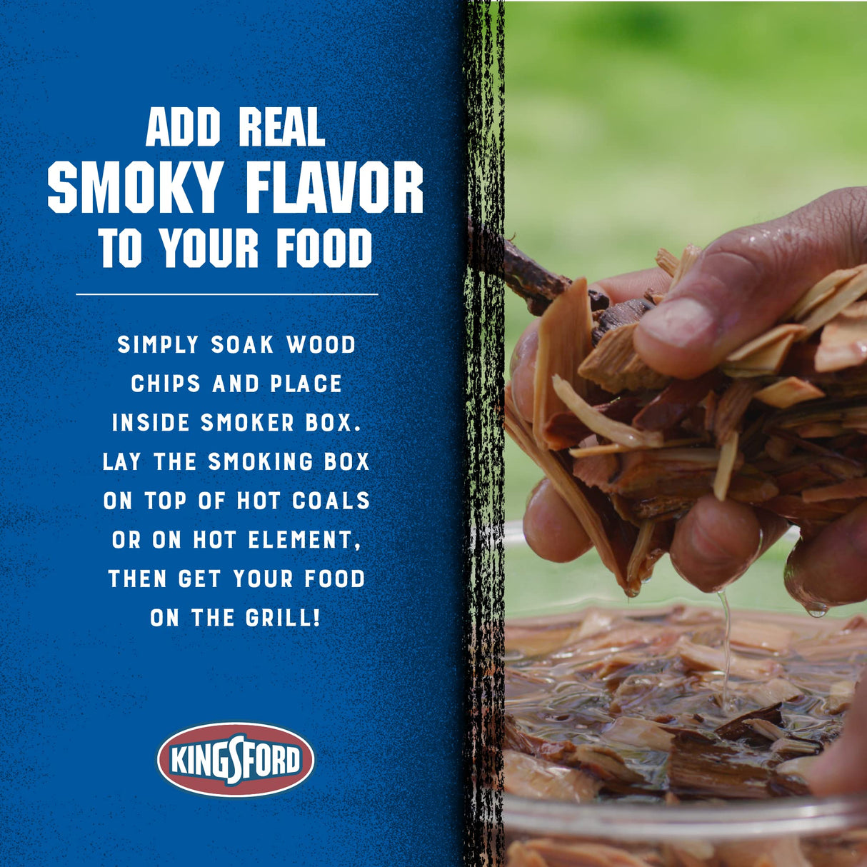 Kingsford Stainless Steel Smoker Box for Grill | Smoking Box for All Grills | Heavy Duty BBQ Accessories | Easy Way to Turn Any Grill Into A BBQ Smoker Kingsford