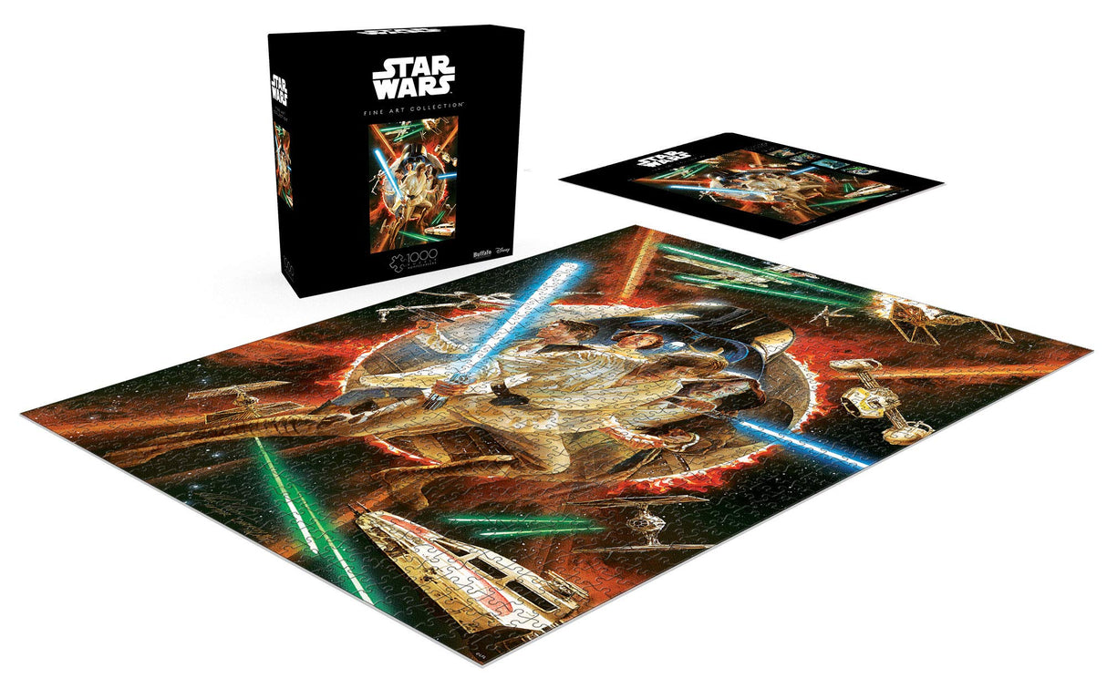 Buffalo Games - Star Wars - Comic Variant Cover - 1000 Piece Jigsaw Puzzle for Adults -Challenging Puzzle Perfect for Game Nights - Finished Size is 26.75 x 19.75 Buffalo Games