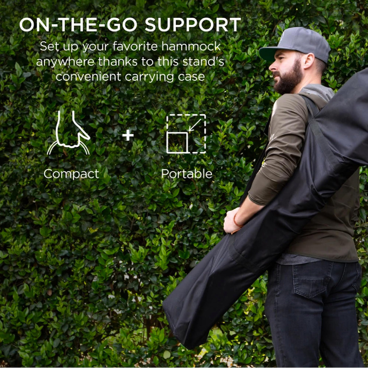 Best Choice Products Portable Heavy-Duty 9ft Steel Hammock Stand w/Built-in Wheel, Carrying Case, Weather-Resistant Finish, 450lb Capacity Best Choice Products