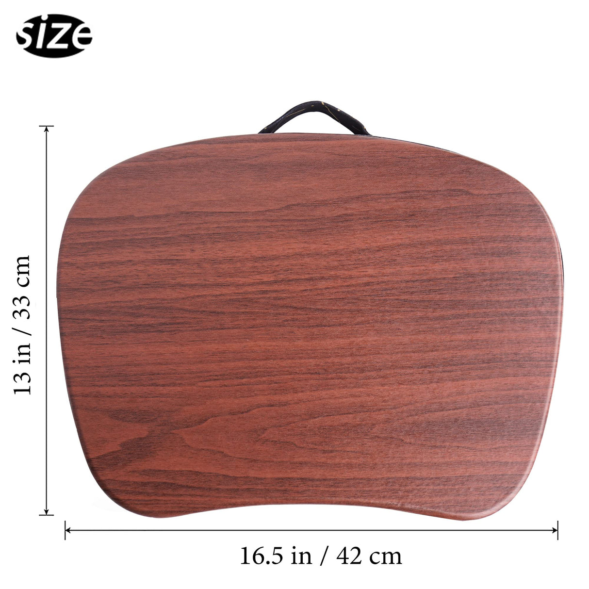 Jasenna Lap Laptop Desk - Portable Lap Desk with Pillow Cushion, Fits up to 15.6 inch Laptop for Home Office Students Use as Computer Laptop Stand, Book Tablet(1-Dark Brown) Jasenna