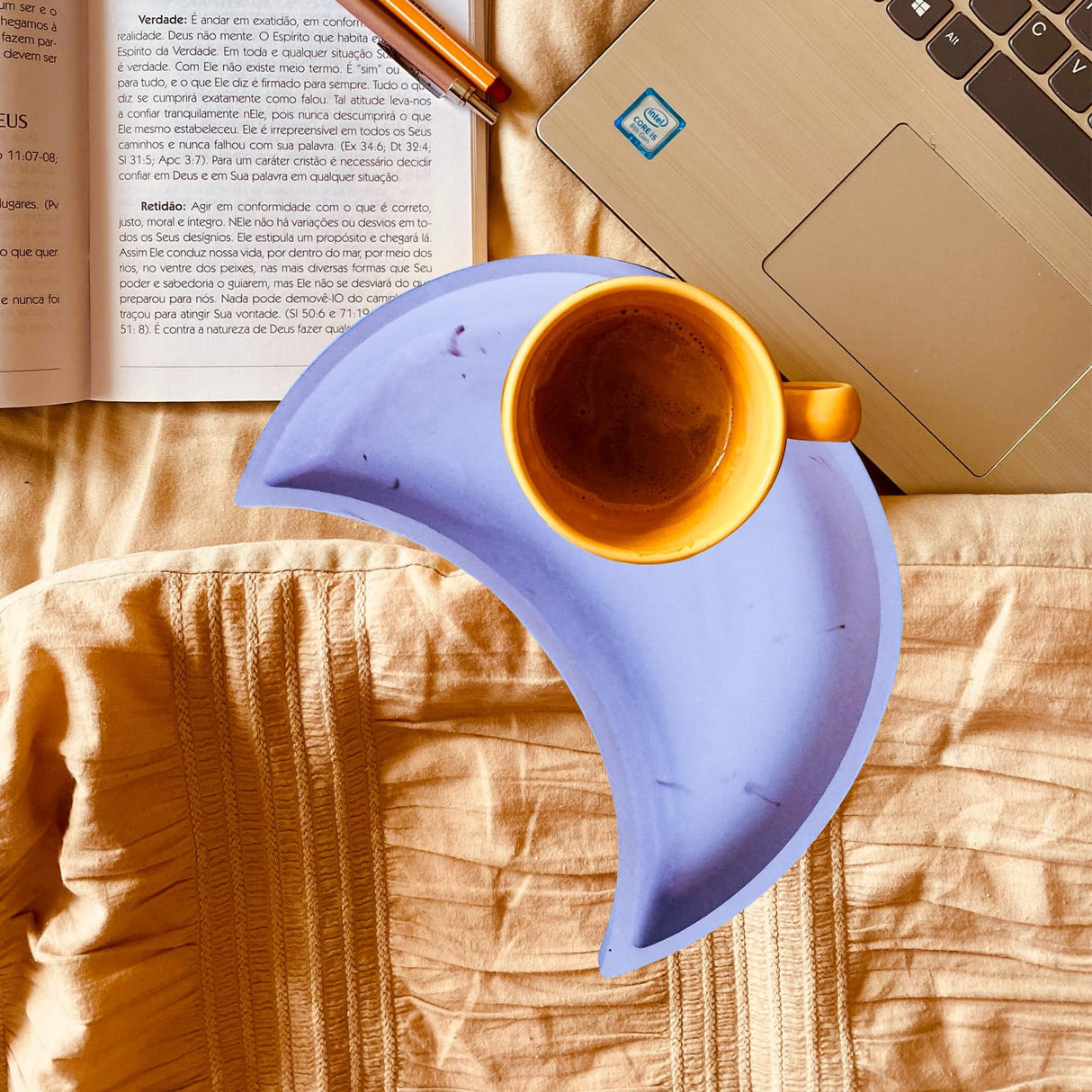 Wehous Large Moon Tray Mold for Resin Concrete, Moon Silicone Mold, Crescent Storage Tray Container Epoxy Resin Casting Mold, Home Ornament Mold for Jewelry Holder Candle Holder Vanity Tray Dish Wehous