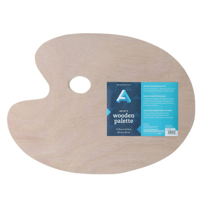 Wooden Palette 11.75x15.75 Oval