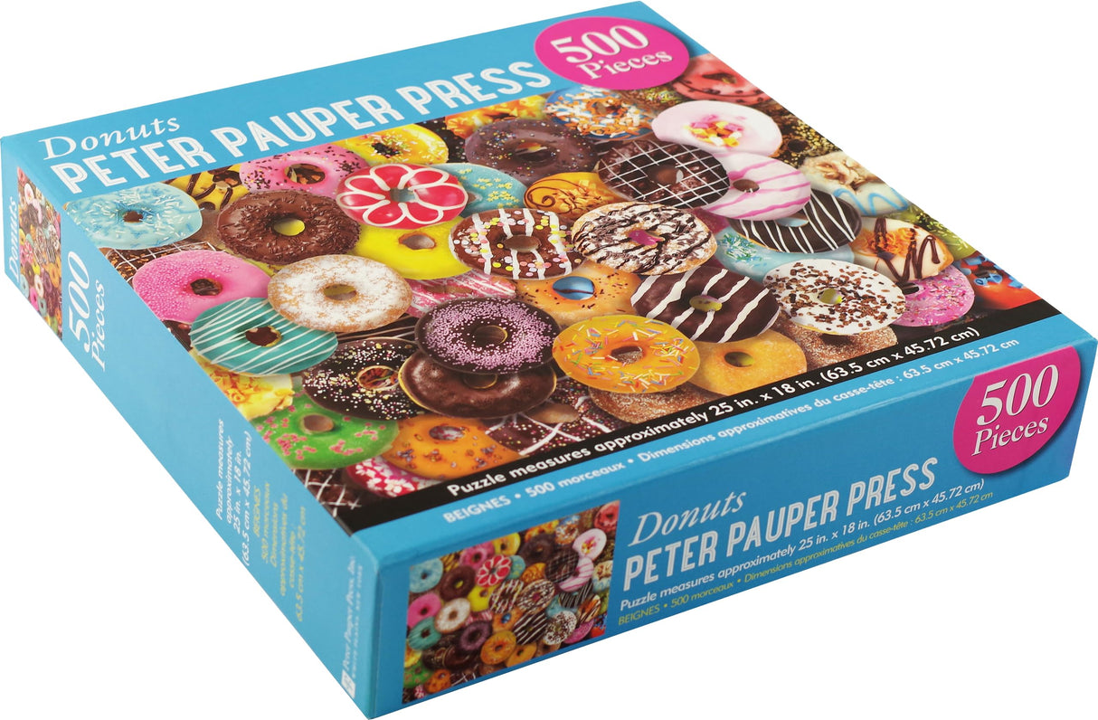 PETER PAUPER PRESS Donuts 500 Piece Jigsaw Puzzle PETER PAUPER PRESS