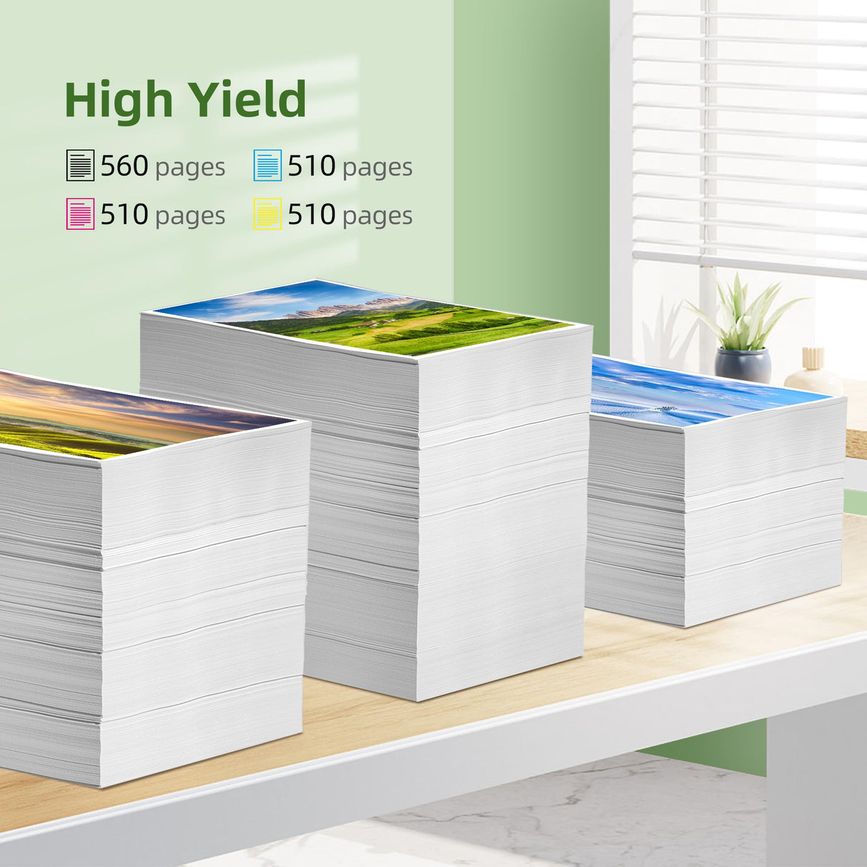 LC401XL Ink Cartridges for Brother Printer LC401 Ink High Yield for Brother LC401 Ink Cartridges Work for MFC-J1010DW MFC-J1170DW MFC-J1012DW MFC-J1800DW MFC J1010DW(4 Pack, Black Cyan Magenta Yellow) Gagalay