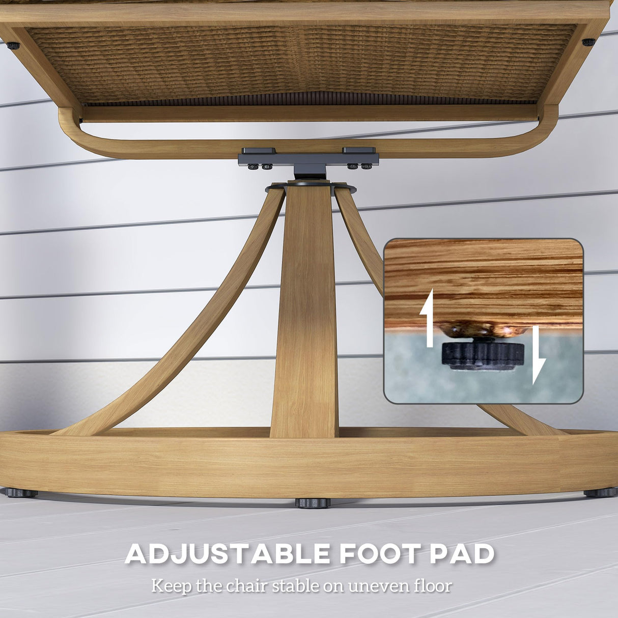 Outsunny Swivel Patio Chairs Set of 2, Rattan Outdoor Patio Dining Chairs with Soft Cushions and Metal Frame for Backyard, Lawn, Porch, or Garden, Khaki Outsunny