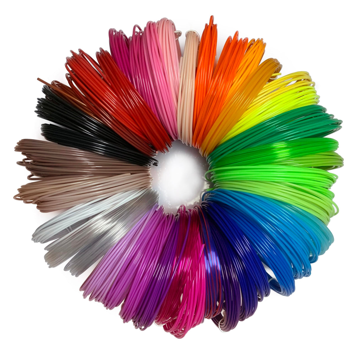 imfulodo 3D Printing Pen Filament - PLA Refills for 3D Print, 20 Bundles, 20 Colors, 16 Feet Each - Ideal for Art, Crafts, Doodler to Create - is Great Birthday and Christmas Gifts for Kids imfulodo