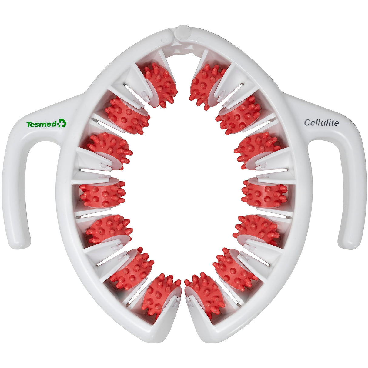 TESMED Anti Cellulite Massager: Clinically Proven Efficacy, Made in Italy, with Converging & Diverging Roller Technology. Patented Cellulite Roller for Thighs and Buttocks. TESMED