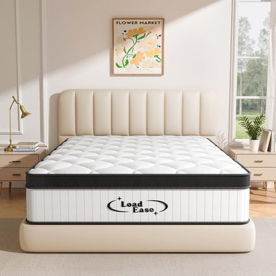 King Size Mattress,12 Inch King Mattress in a Box for Back Pain Relief, Upgrade Memory Foam and Pocket Coils Spring, Medium Firm, Excellent Motion Isolation, Edge Support, CertiPUR-US, 80x76x12