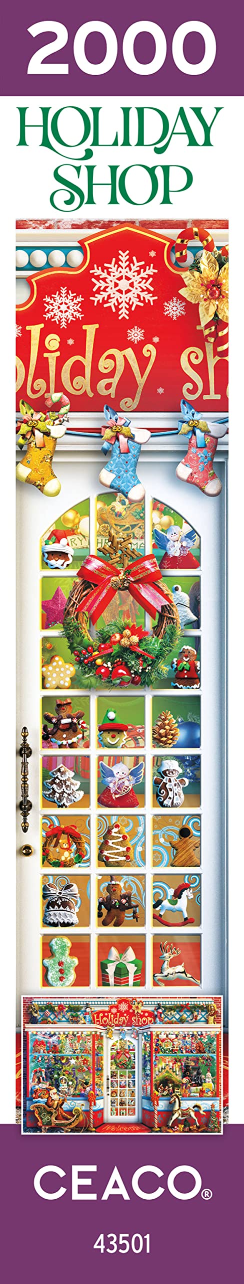 Ceaco - Holiday - Holiday Shop - 2000 Piece Jigsaw Puzzle Ceaco