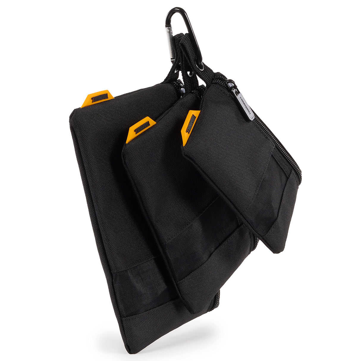 ToughBuilt - 3 Pack Fastener Bags 3 Sizes, Heavy-Duty Bags w/mesh Windows, Top Mounted Zippers - TB-193E ToughBuilt