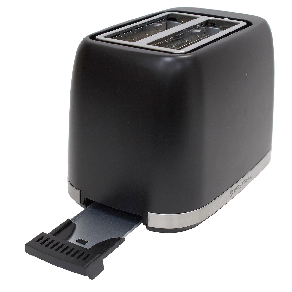 West Bend Toaster 2 Slice Extra-Wide and Deep Slots with 3 Functions and 7 Shade Settings Manual Lift Lever and Auto-Shut Off, 750-Watts, Black West Bend