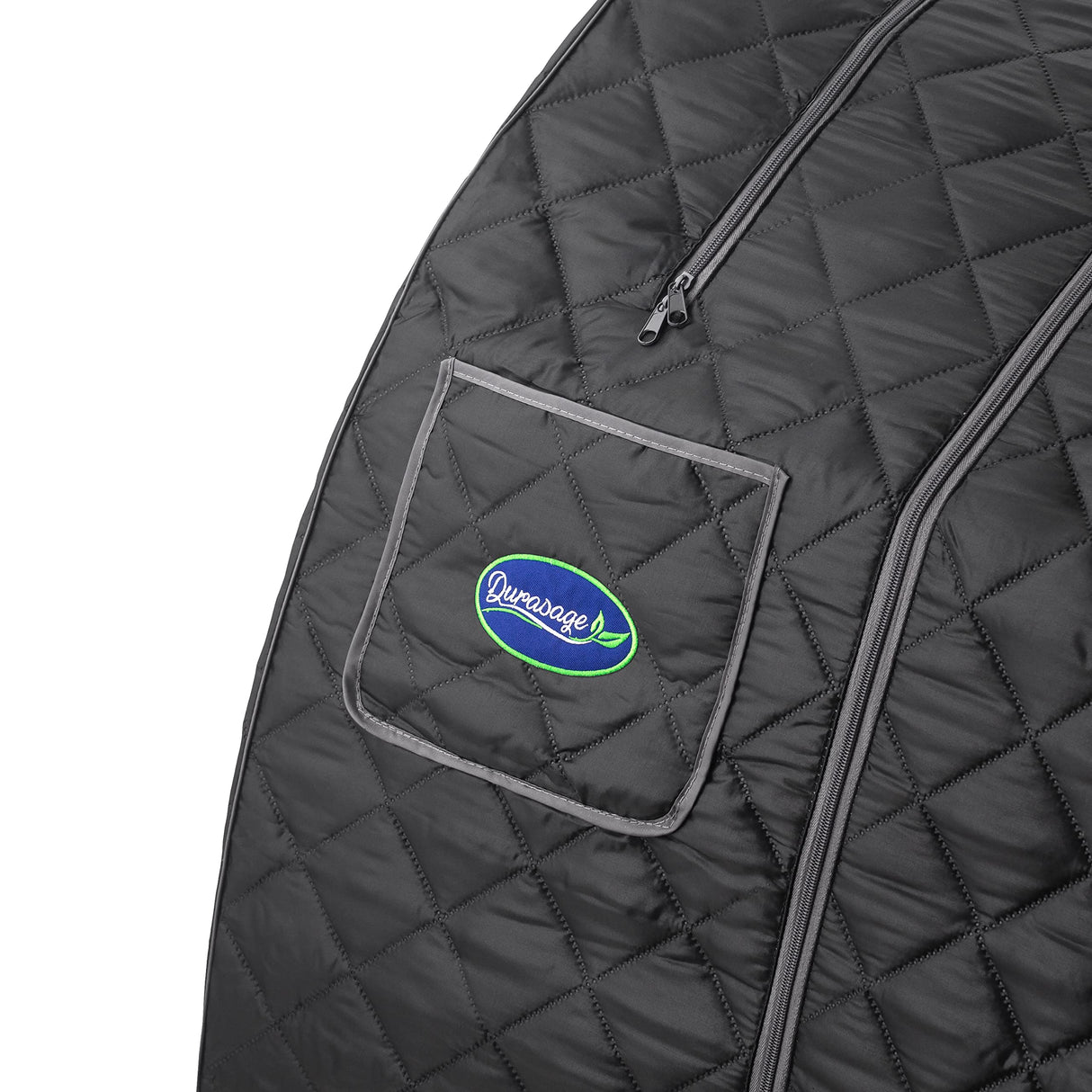 Durasage Lightweight Portable Personal Steam Sauna Spa for Relaxation at Home, 60 Minute Timer, 800 Watt Steam Generator, Chair Included (Black) Durasage