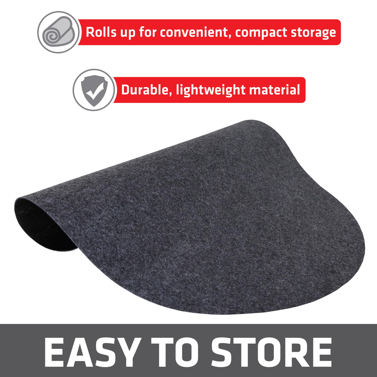 Drymate Christmas Tree Stand Mat (28”), Protects Floors from Spills and Scratches, Absorbent, Waterproof, Machine Washable, Durable, (Made in The USA)(Charcoal) Drymate