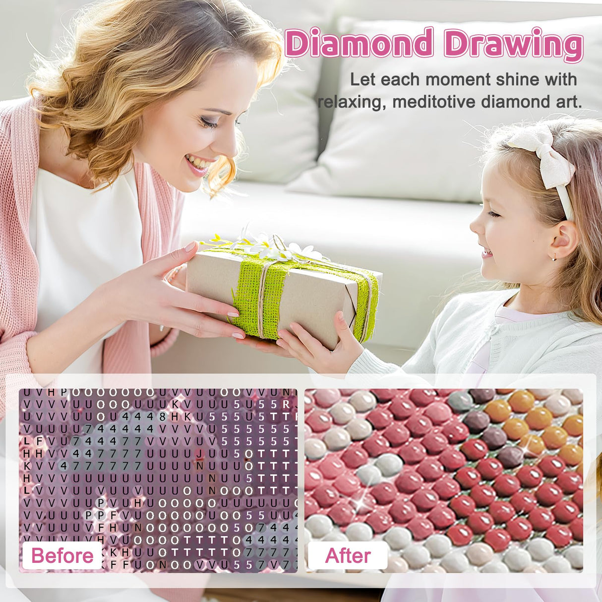 EOBROMD Diamond Art Painting Kits, Full Drill Dream Castle Diamond Paintings for Adults Beginners DIY Paint Picture with Diamonds Pictures Gem Art for Home Wall Art Decor 12x16inch EOBROMD