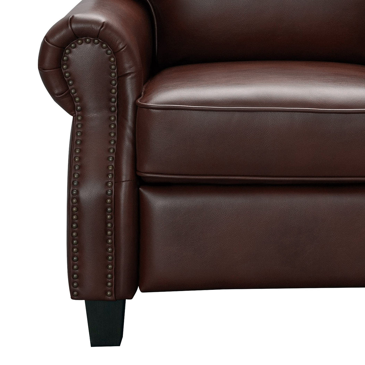 Abbyson Living Traditional Leather Pushback Recliner, Red Abbyson Living