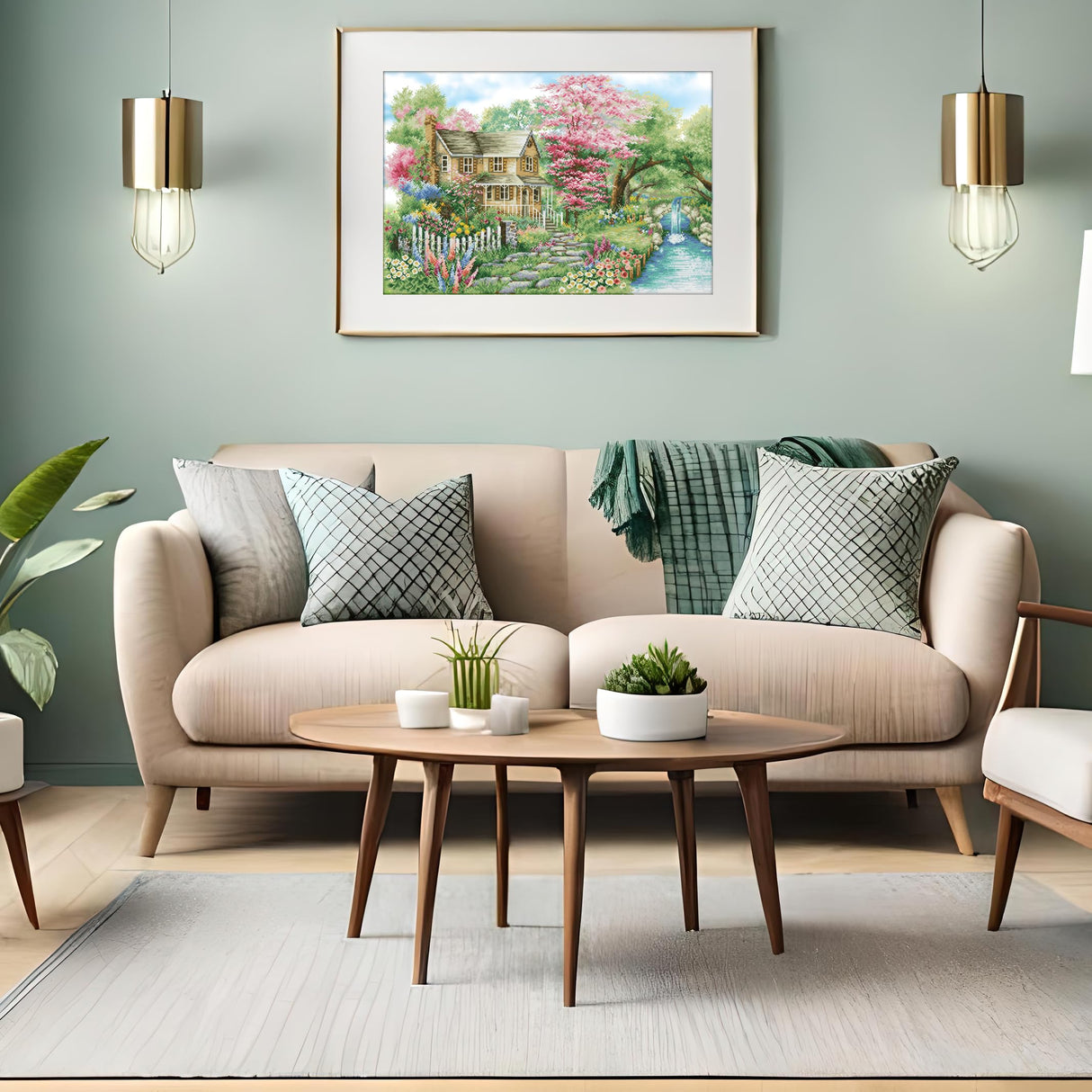 DIAMOND DOTZ Spring Sparkle Diamond Painting Kits for Adults - Diamond Art Kits a Relaxing Creative Craft Kit with Dotz Gems 35.4x24 DIAMOND DOTZ