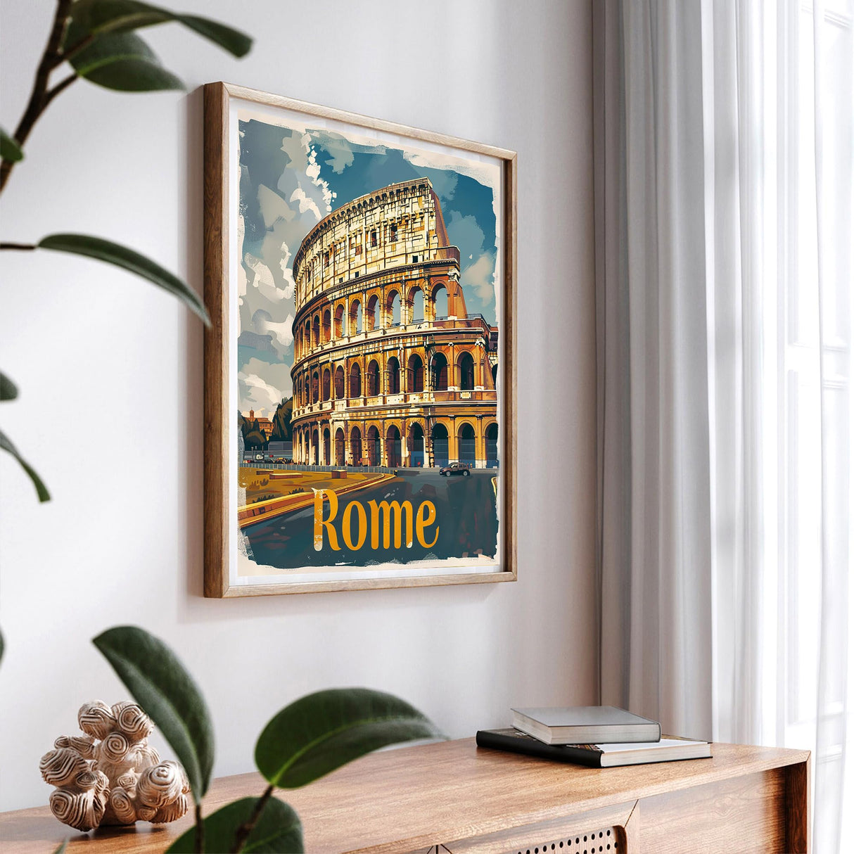 SKRYUIE Paint by Numbers Kits for Adults Rome, Acrylic Oil City Paint by Numbers for Adults Beginner Canvas with Brushes Paintwork Art Crafts for Home Decor 16x20 inch x14 SKRYUIE