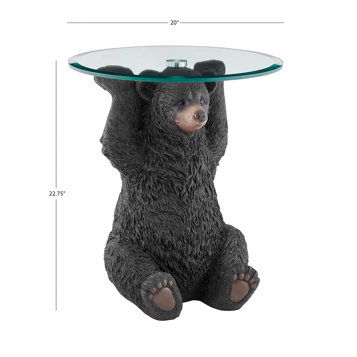 Powell Furniture Barney Bear, Dark Brown Accent Table Powell Furniture