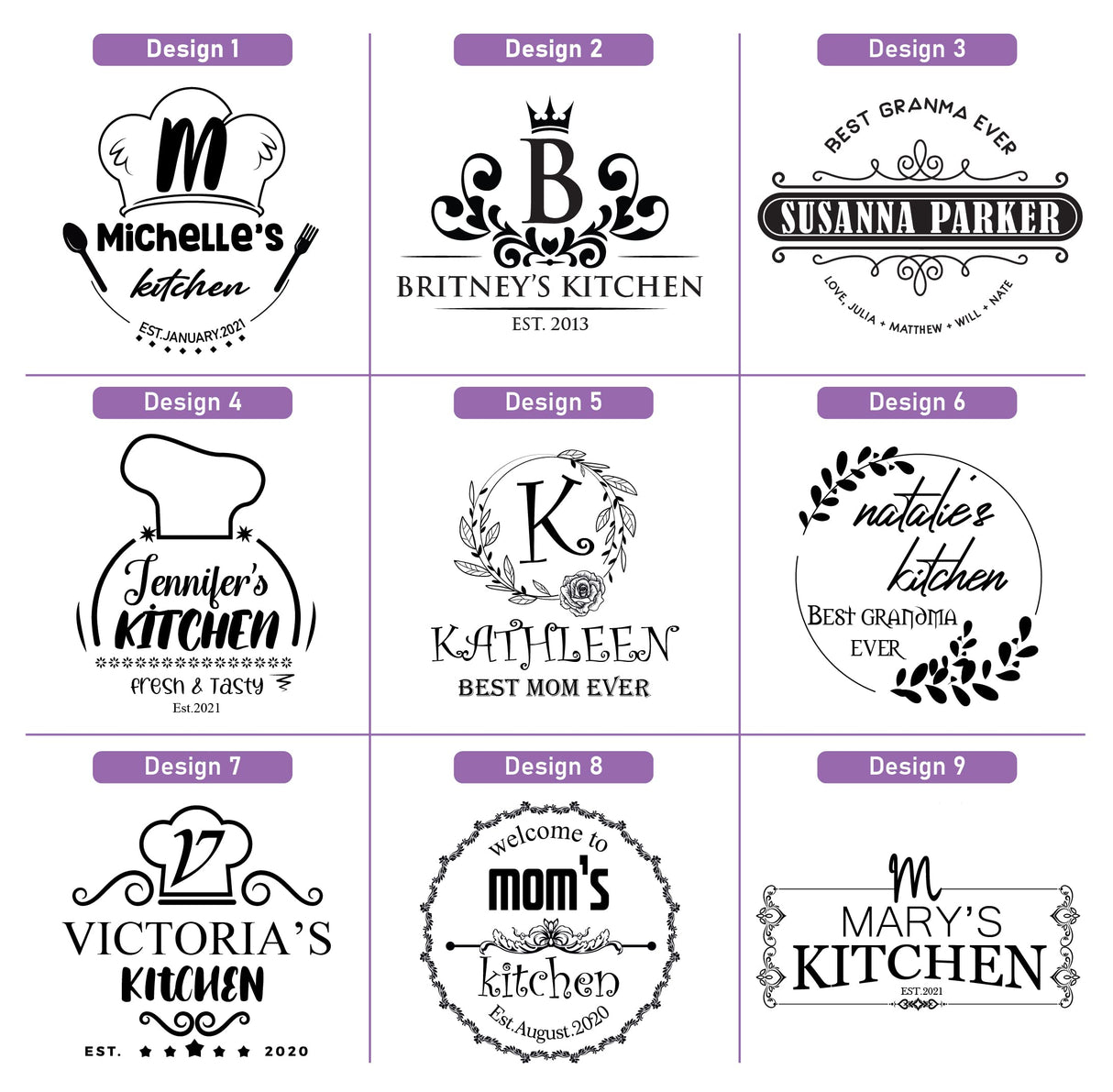 Tayfus Personalized Cutting Boards, Custom Engraved Wooden Kitchen Board, Solid Wood Handmade Cutting Board - Customizable Name And Date - Gift for Tayfus