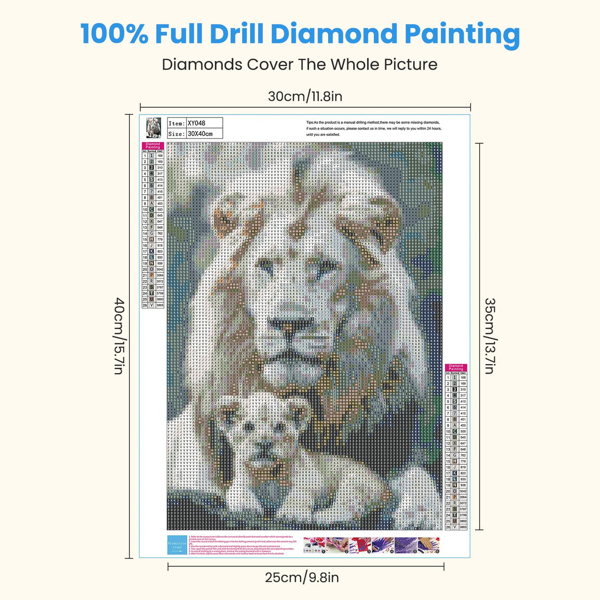Miwixy Lion Diamond Art Kits for Adults,Lion Diamond Painting Kit,5D Full Drill Round Diamond Art Animals Canvas for Beginners Home Wall Decor 12 x 16 Inch Miwixy