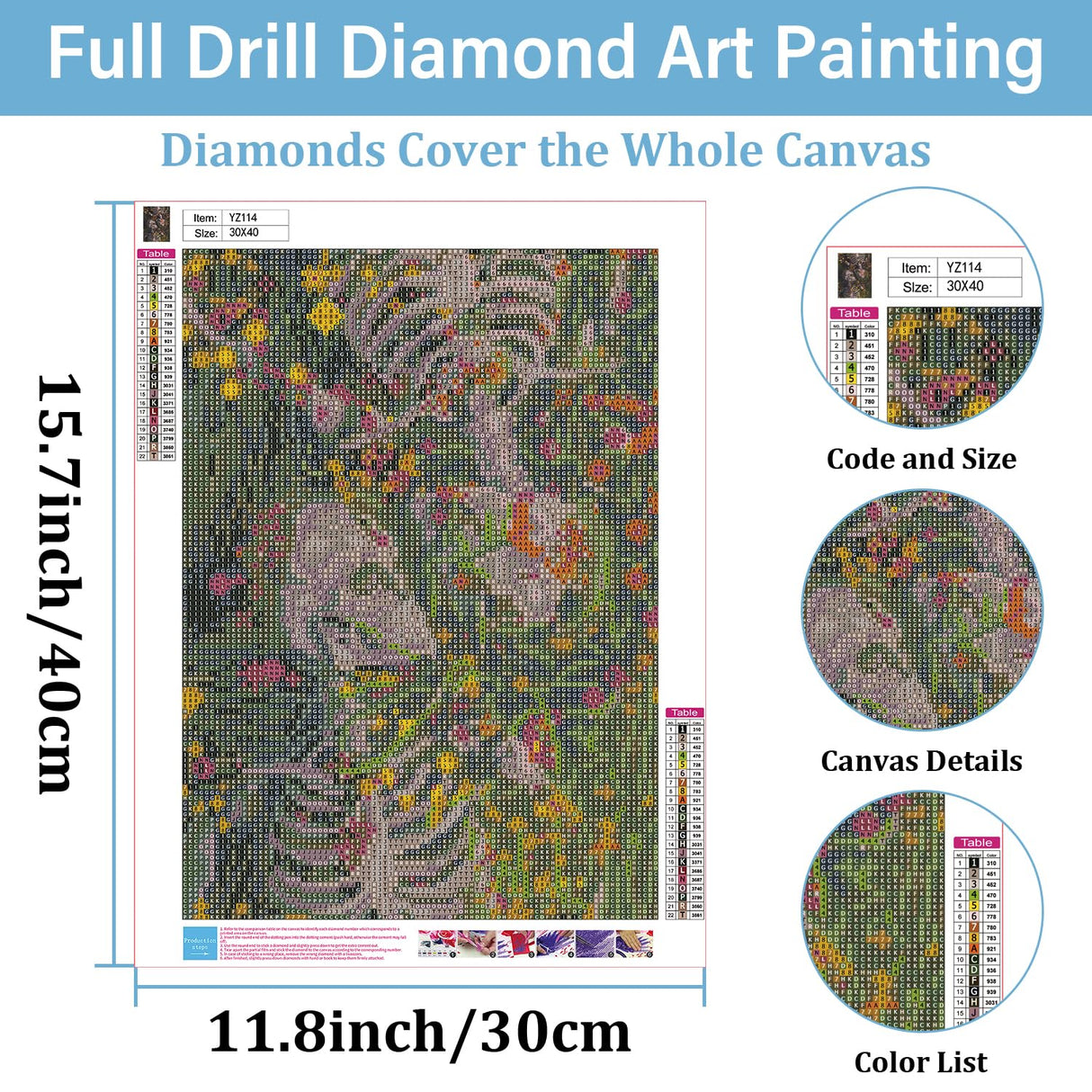 hkejoi Skull Diamond Art Kits for Adults,Skeleton Diamond Painting Kits,Skeleton Gem Art Kits Everlasting Love for Home Wall Decor 12x16 inch hkejoi