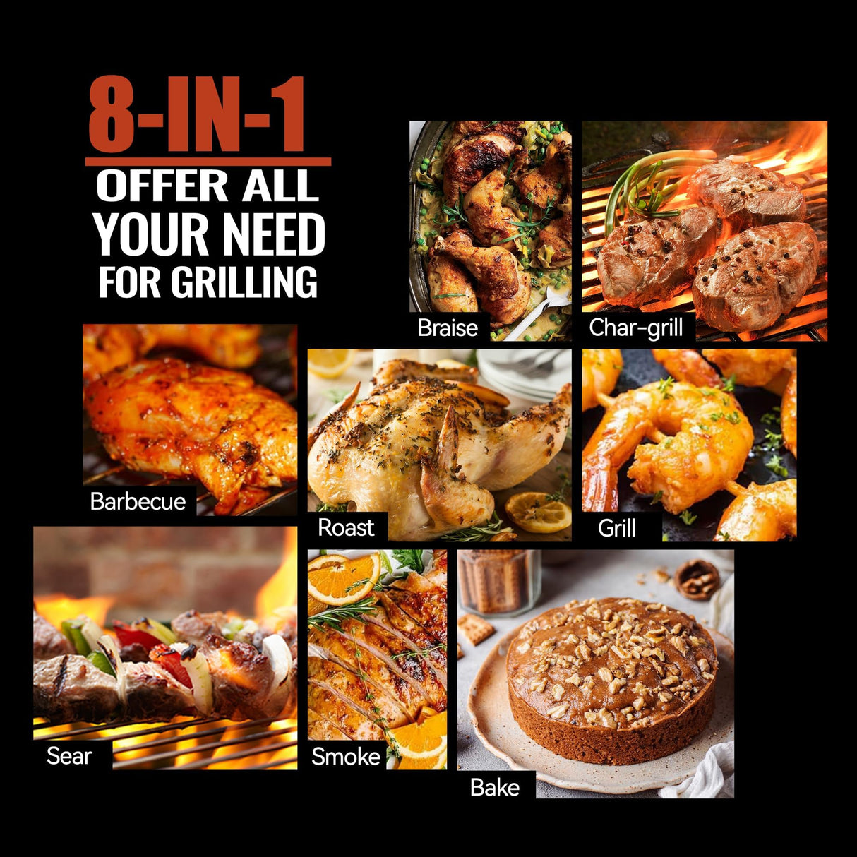 Z GRILLS 2025 Pellet Grill Smoker with PID 2.1 Controller, Meat Probes, Rain Cover for Outdoor BBQ, Smoke, Bake and Roast, 450E PRO Z GRILLS