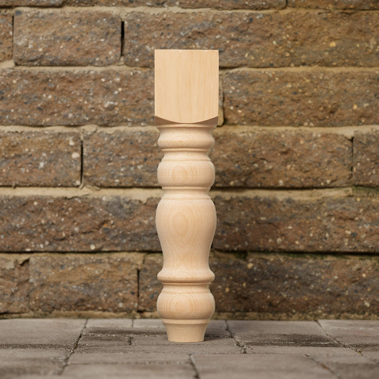 CAROLINA LEG CO. Chunky Bench Legs - Perfect for Coffee Tables - Set of 4 - Made in NC - Dimensions: 3.5" x 16" CAROLINA LEG CO.