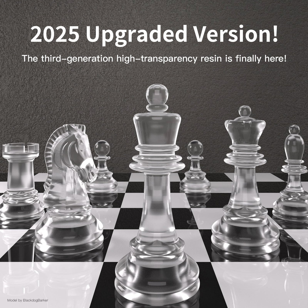 NOVA3D High Clear 3D Printer Resin – Crystal Clear, Tough, Yellowing-Resistant, Low Odor, Fast-Curing 405nm UV Resin (500g) NOVA3D