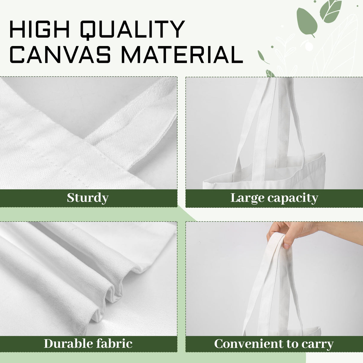 Joyclub 40 Pieces Sublimation Tote Bags Blanks Bulk Polyester Reusable Grocery Bags Canvas Tote Bags for DIY Decorating Crafting Heat Transfer Bag for Gift Joyclub